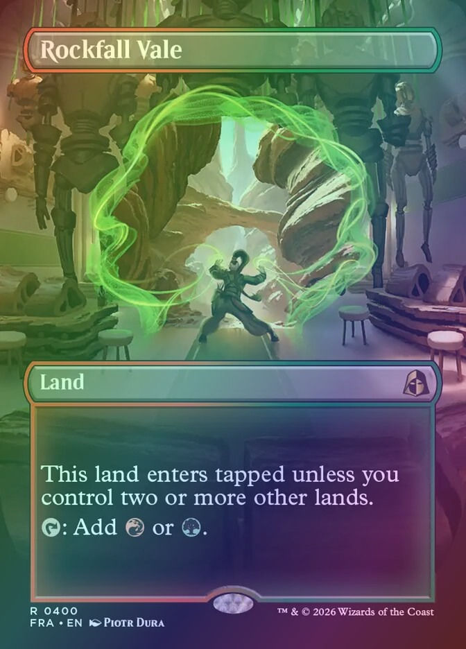 Rockfall Vale (FRA) (400) / Borderless / Foil