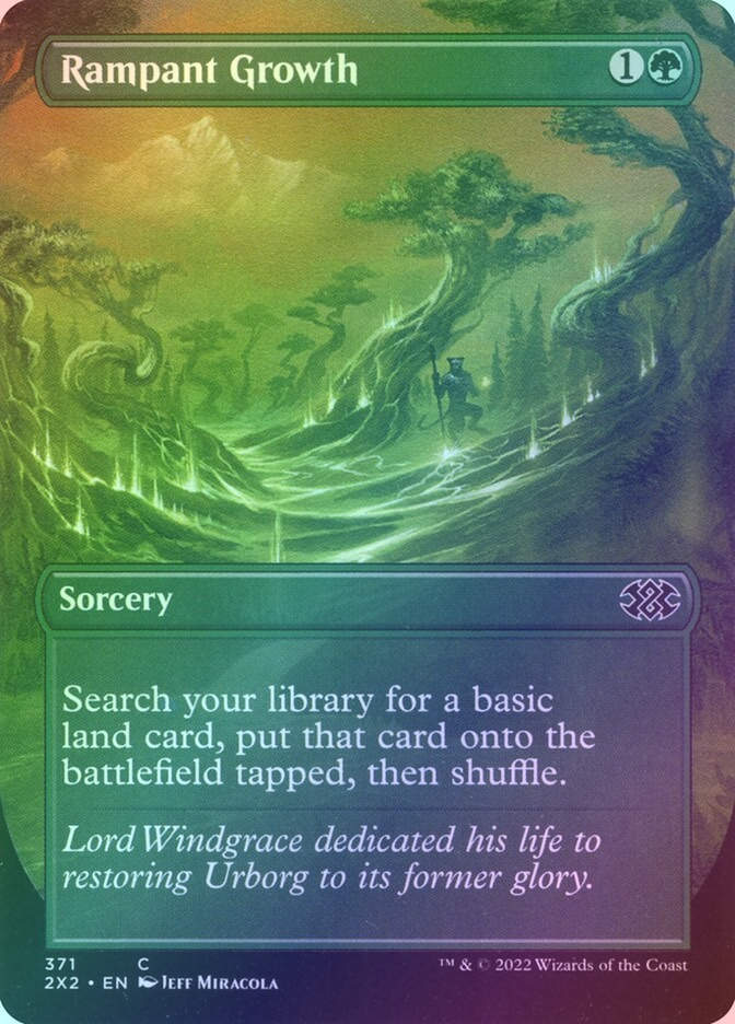 Rampant Growth (2X2) (371) / Borderless / Foil