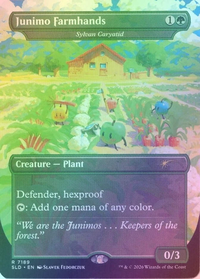Sylvan Caryatid (SLD) (7189) / Borderless / Foil