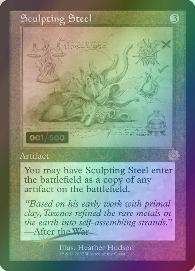 Sculpting Steel (BRR) (113z) / Serialized