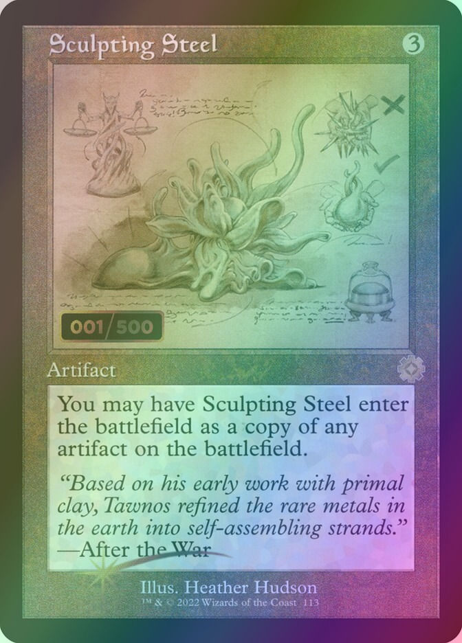 Sculpting Steel (BRR) (113z) / Serialized