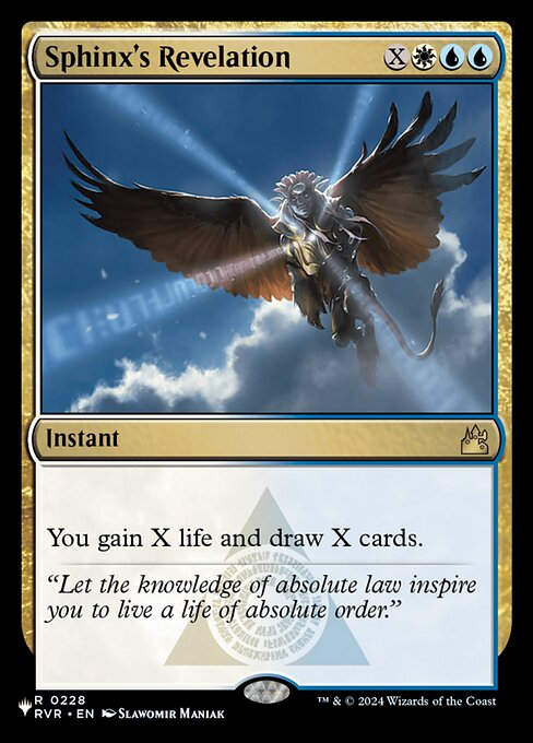 Sphinx's Revelation (PLST) (RVR-228)