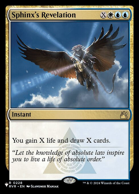 Sphinx's Revelation (PLST) (RVR-228)