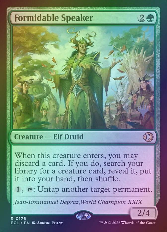 Formidable Speaker (PECL) (176p) / Foil