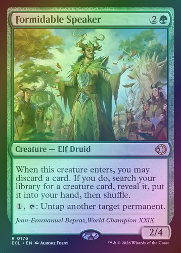 Formidable Speaker (PECL) (176p) / Foil | MTG Wolf México