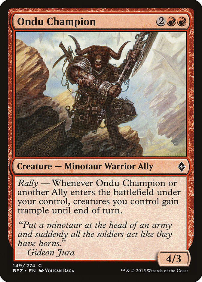 Ondu Champion (BFZ) (149)