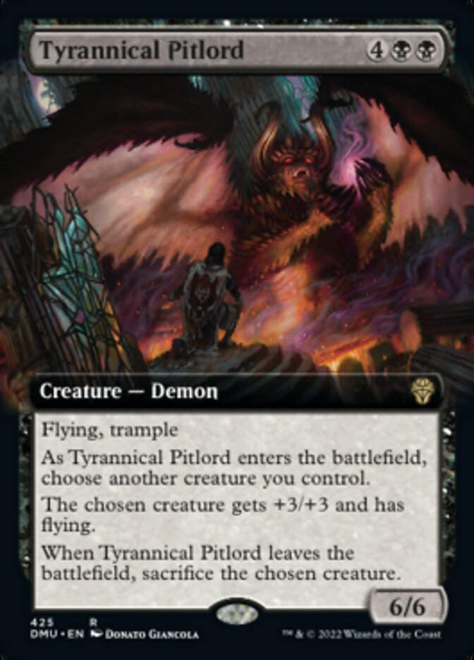 Tyrannical Pitlord (DMU) / Extended Art