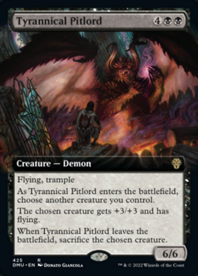 Tyrannical Pitlord (DMU) / Extended Art