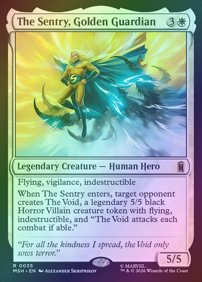 The Sentry, Golden Guardian (MSH) (35) / Foil