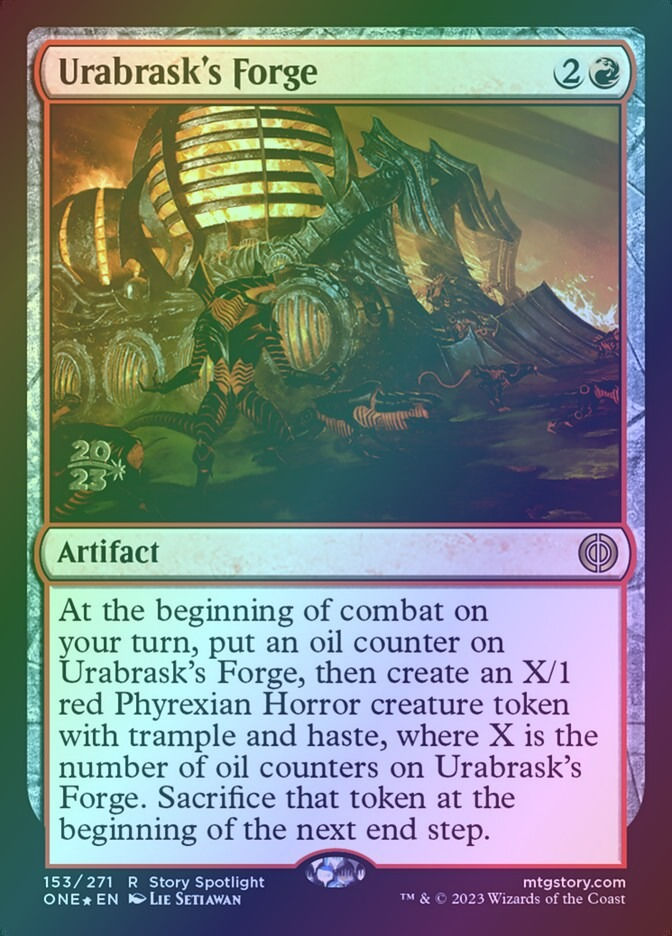 Urabrask's Forge (PONE) (153s) / Foil