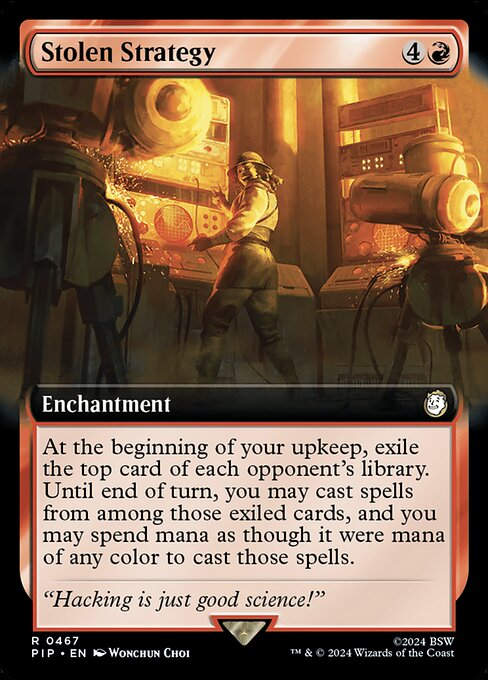 Stolen Strategy (pip) (467) / Extended Art