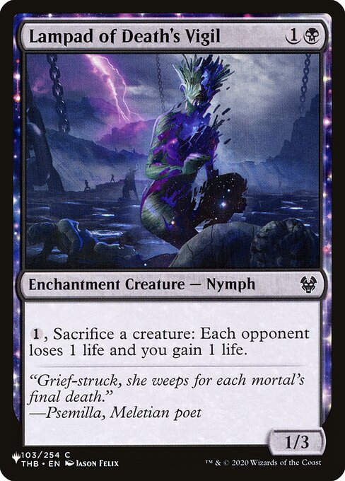 Lampad of Death's Vigil (PLST) (THB-103)
