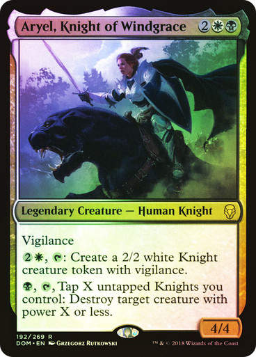 Aryel, Knight of Windgrace (DOM) (192) / Foil