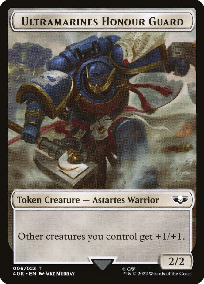 Soldier // Ultramarines Honour Guard (T40K) (3 // 6) — cara 2 de 2