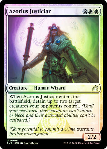 Azorius Justiciar (rvr) (6) / Foil