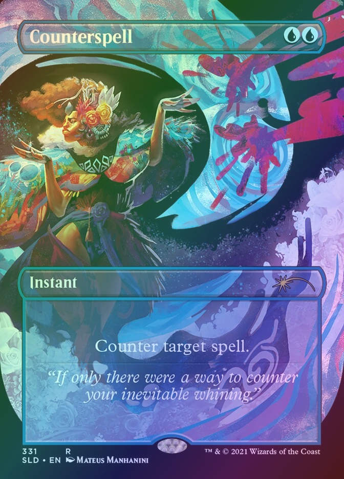 Counterspell (SLD) (331) / Borderless / Foil