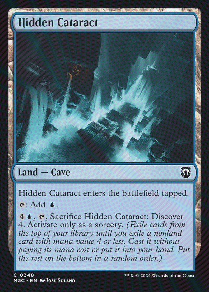 Hidden Cataract (M3C) (348) / Ripple Foil