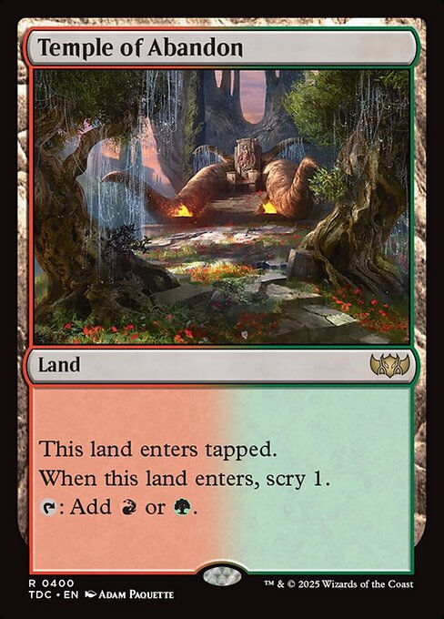 Temple of Abandon (TDC) (400)