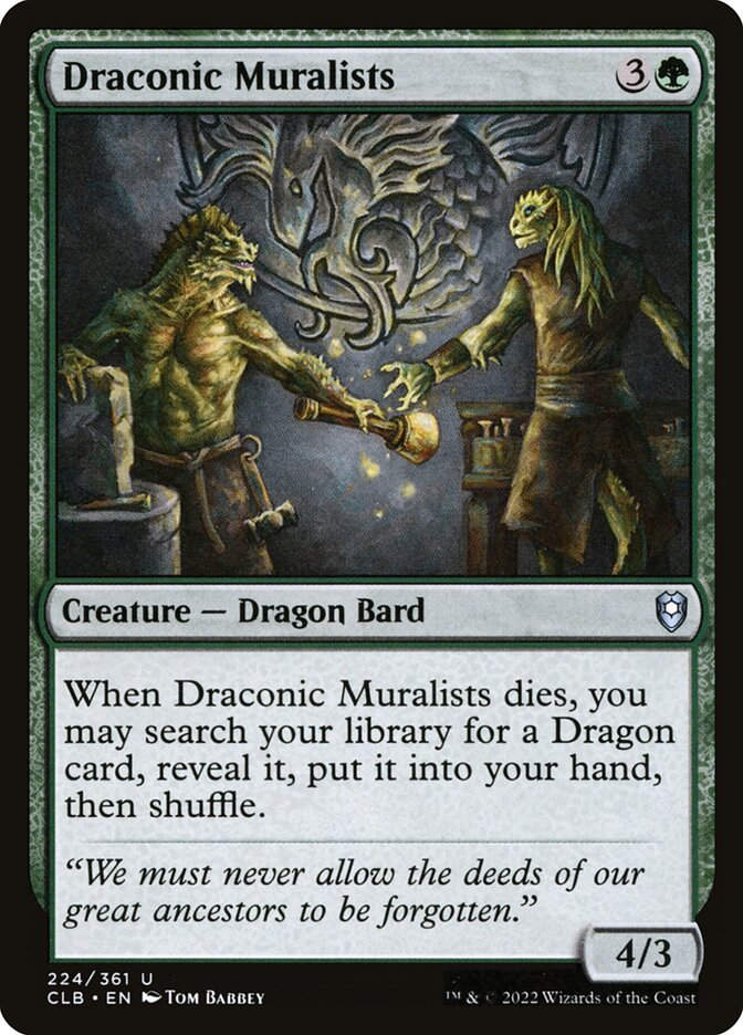 Draconic Muralists (CLB) (224)