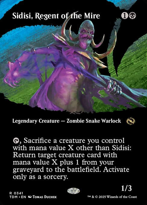 Sidisi, Regent of the Mire (TDM) (341) / Borderless Showcase