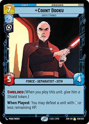 Count Dooku - Darth Tyranus (SOR_#038/252)