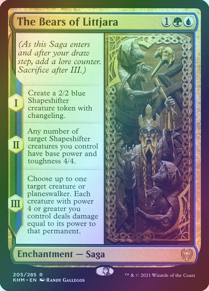 The Bears of Littjara (KHM) (205) / Foil