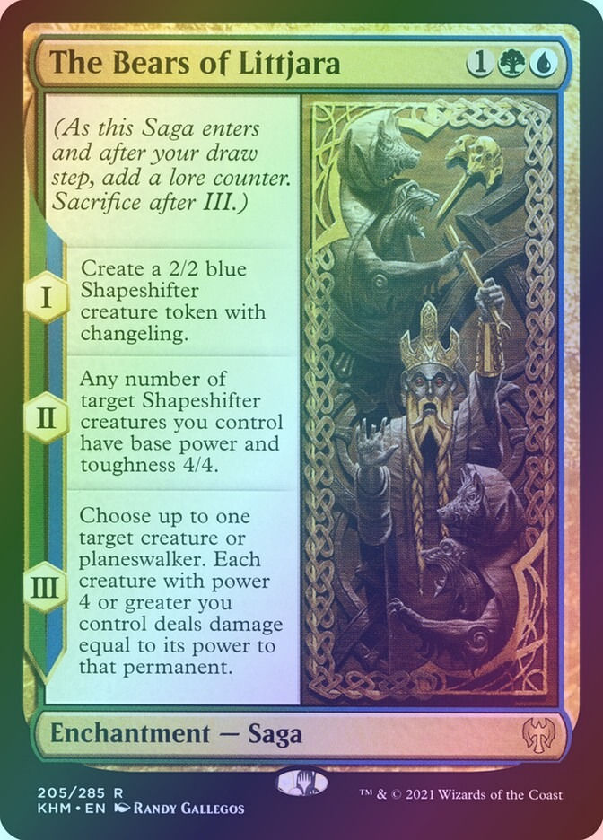 The Bears of Littjara (KHM) (205) / Foil