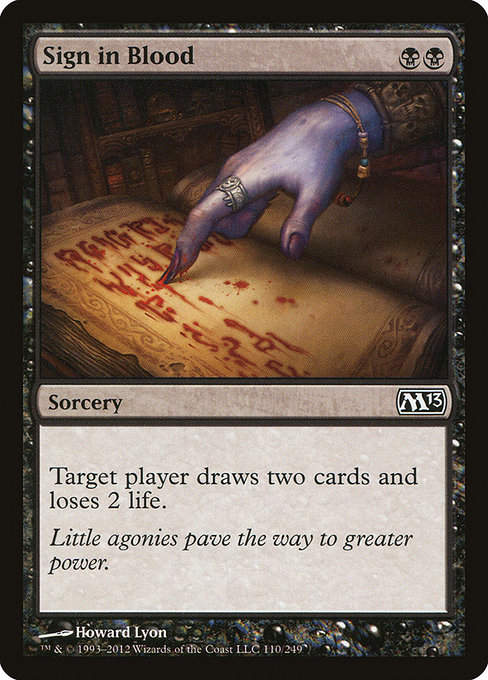 Sign in Blood (M13)