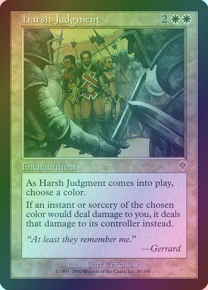 Harsh Judgment (INV) (19) / Foil
