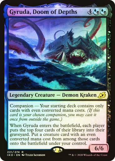 Gyruda, Doom of Depths (IKO) (221) / Foil