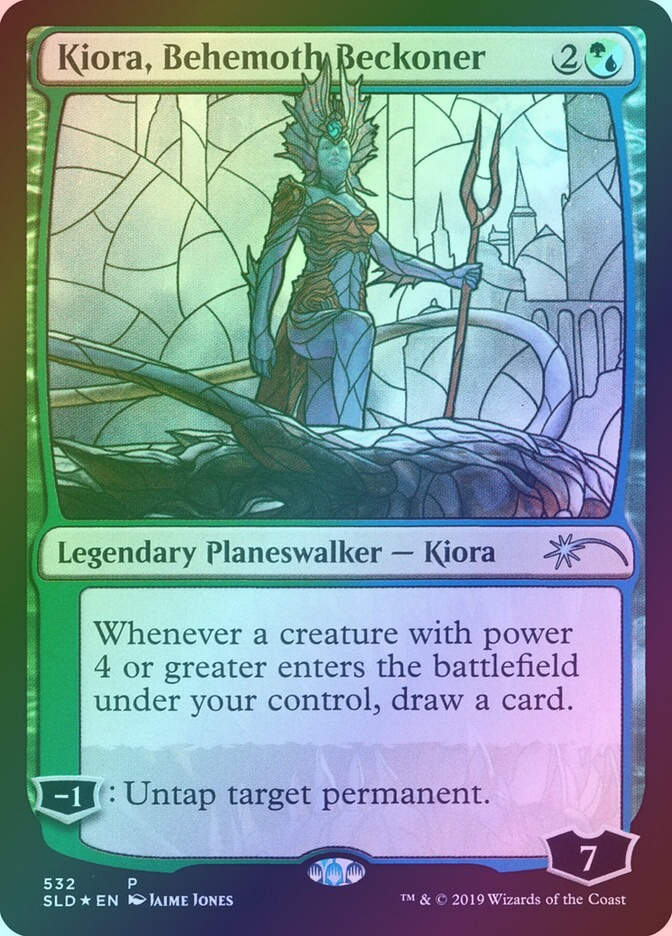 Kiora, Behemoth Beckoner (SLD) (532) / Foil
