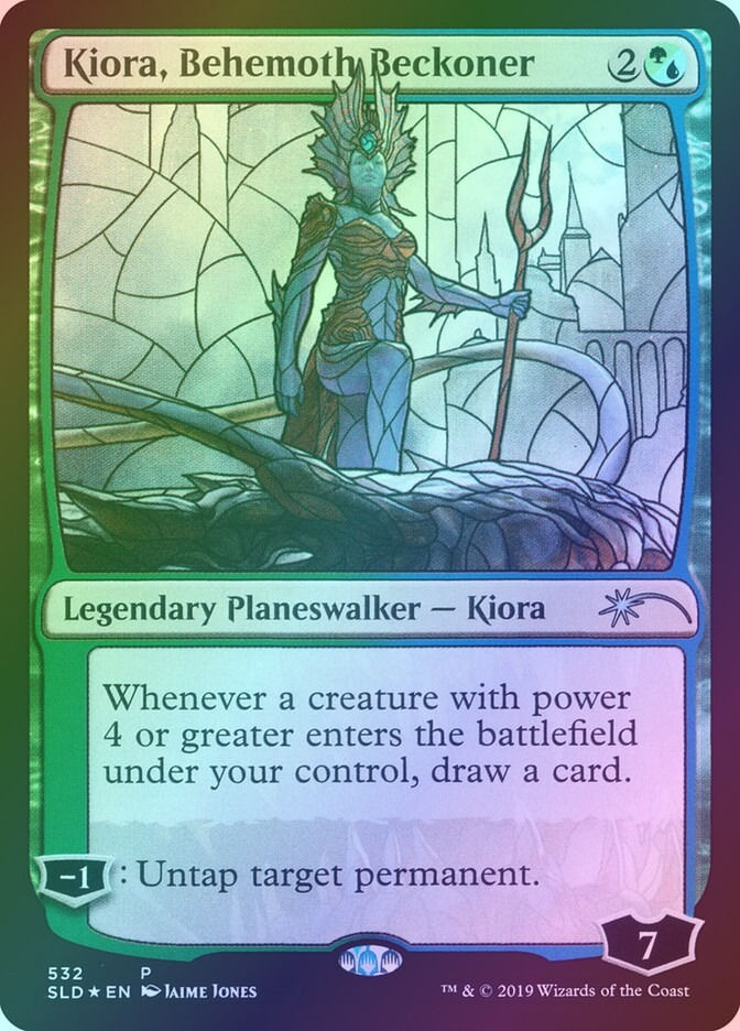 Kiora, Behemoth Beckoner (SLD) (532) / Foil