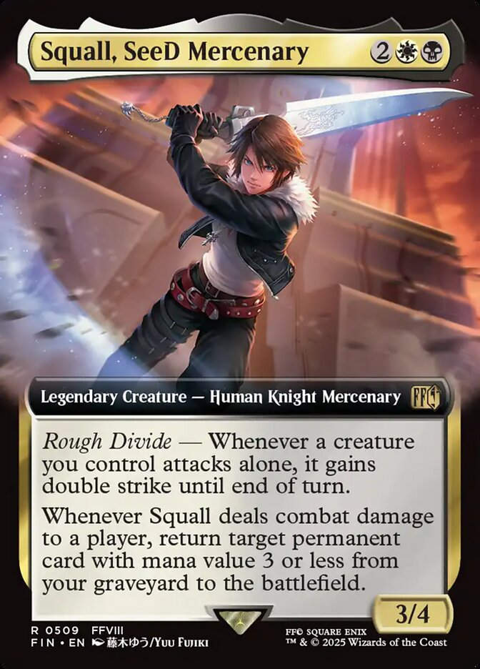 Squall, SeeD Mercenary (FIN) (509) / Extended Art