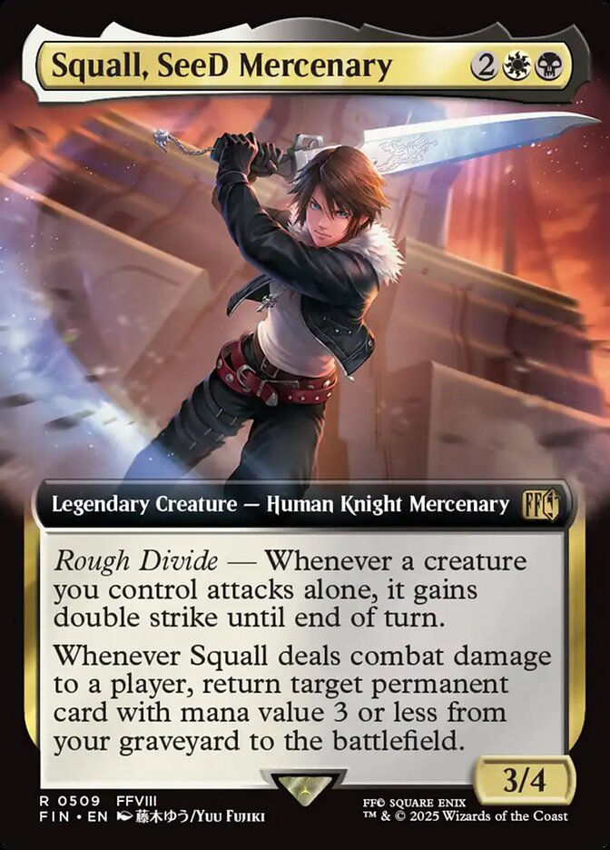 Squall, SeeD Mercenary (FIN) (509) / Extended Art