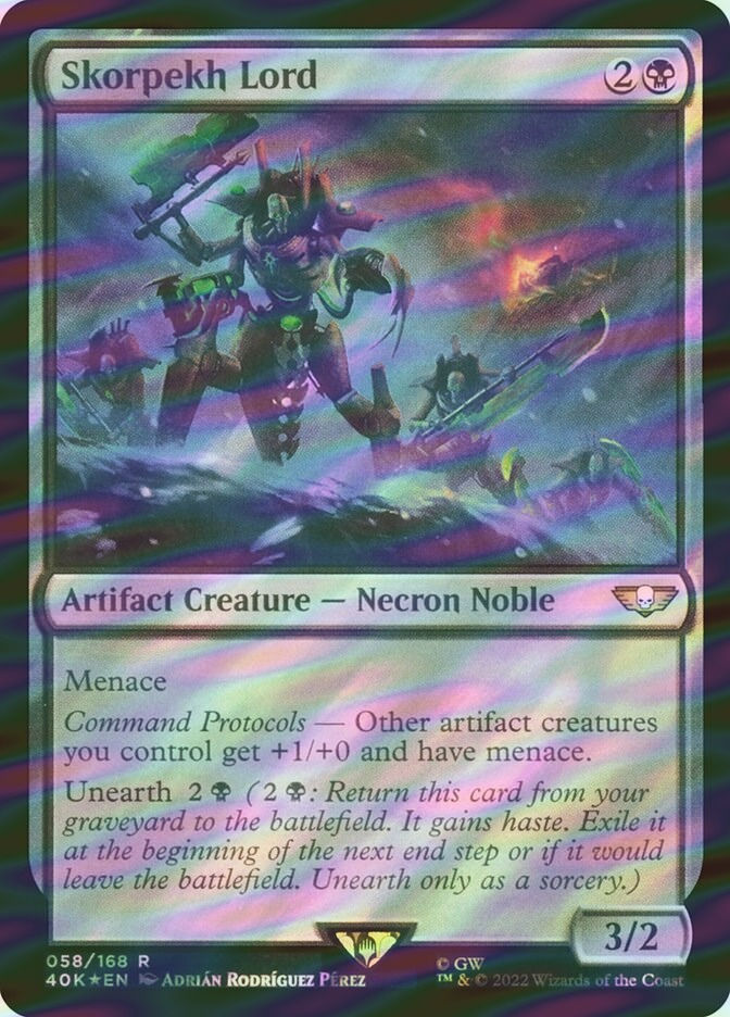 Skorpekh Lord (40K) (58★) / Surge Foil