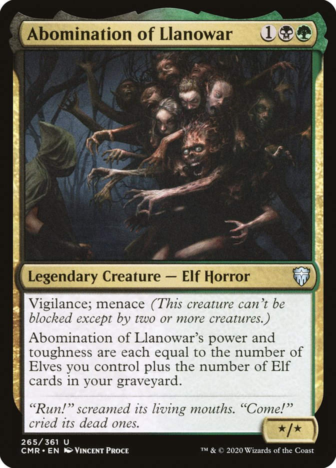 Abomination of Llanowar (CMR) (265)