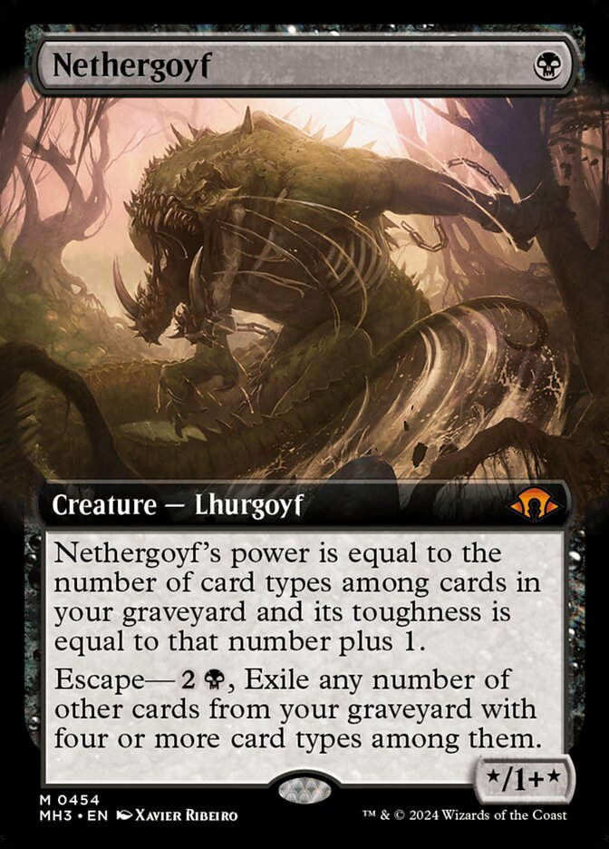 Nethergoyf (MH3) (454) / Extended Art