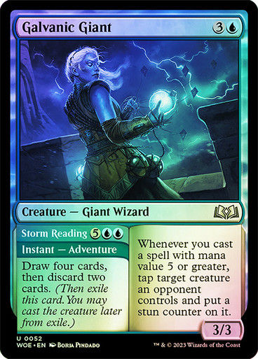 Galvanic Giant // Storm Reading (woe) / Foil