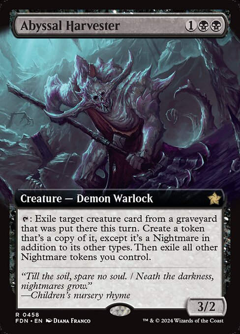 Abyssal Harvester (FDN) (458) / Extended Art