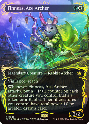 Finneas, Ace Archer (blb) (348) / Raised Foil