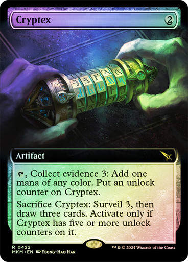 Cryptex (mkm) (422) / Extended Art Foil