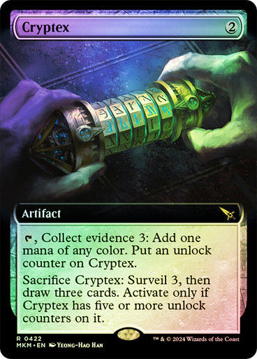 Cryptex (mkm) (422) / Extended Art Foil