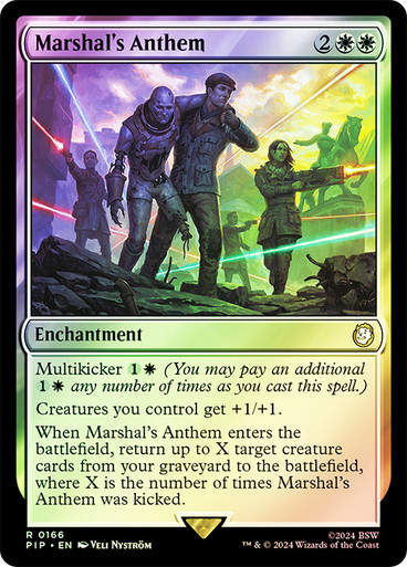 Marshal's Anthem (pip) (166) / Foil
