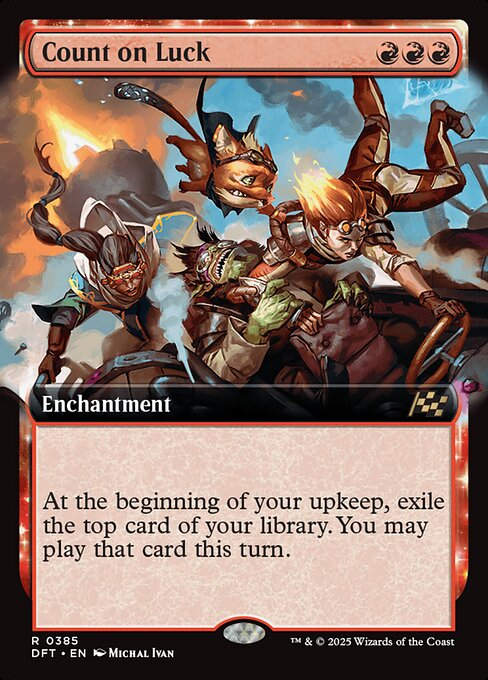 Count on Luck (DFT) (385) / Extended Art