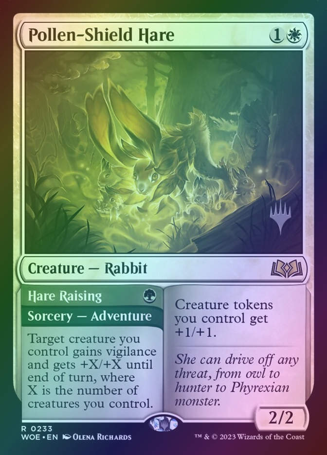 Pollen-Shield Hare // Hare Raising (PWOE) (233p) / Foil