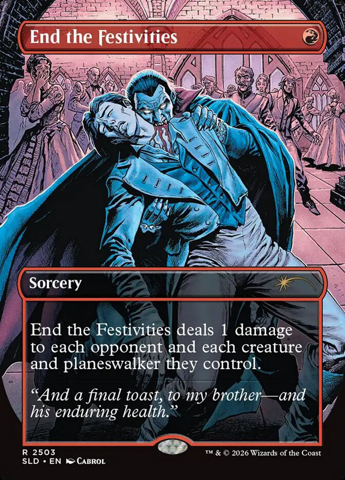 End the Festivities (SLD) (2503) / Borderless