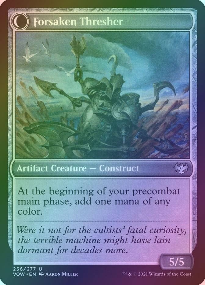 Foreboding Statue // Forsaken Thresher (VOW) (256) / Foil — cara 2 de 2