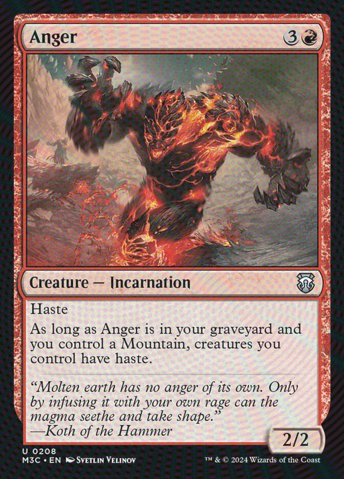 Anger (M3C) (208) / Ripple Foil