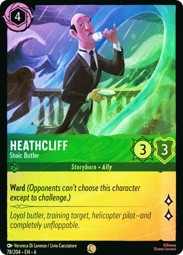 Heathcliff - Stoic Butler (LOR_AZU) / Foil