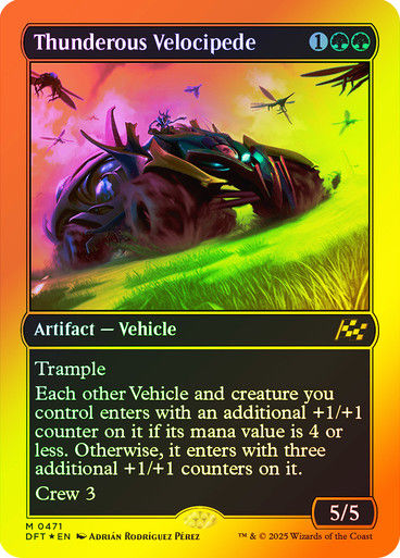 Thunderous Velocipede (DFT) (471)  / First Place Foil